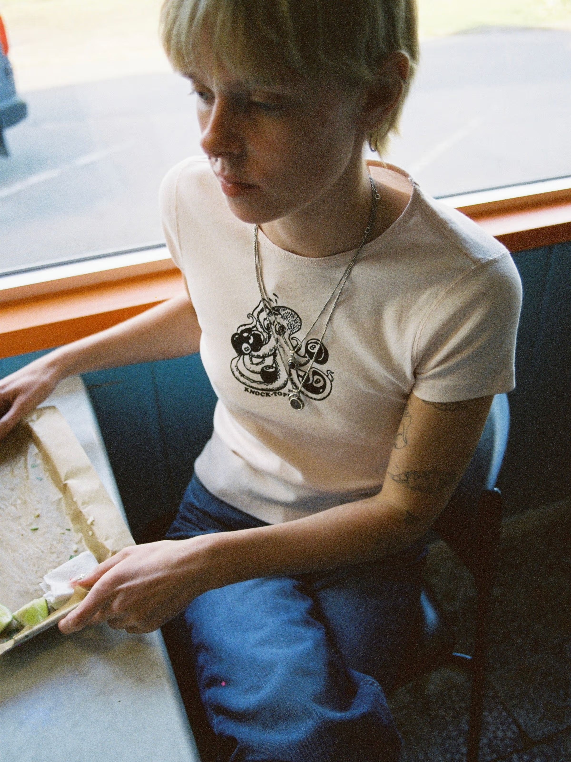 Nudie - Eve Knock-Topus Tee - Pink