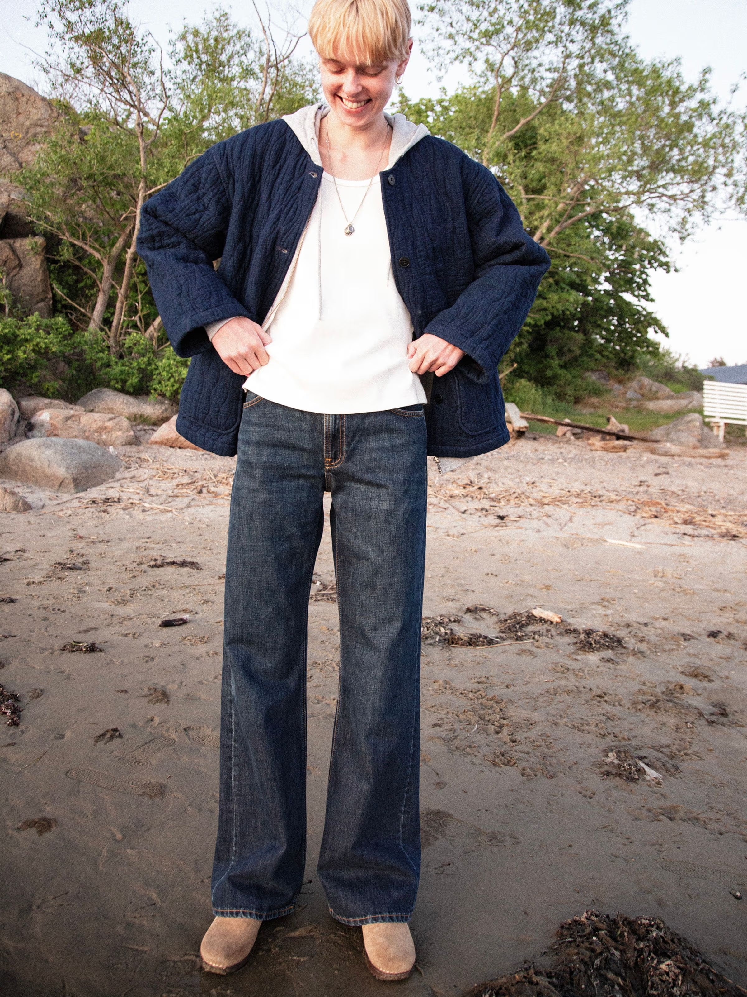 Nudie - Wide Heidi Jean - Warm Wave