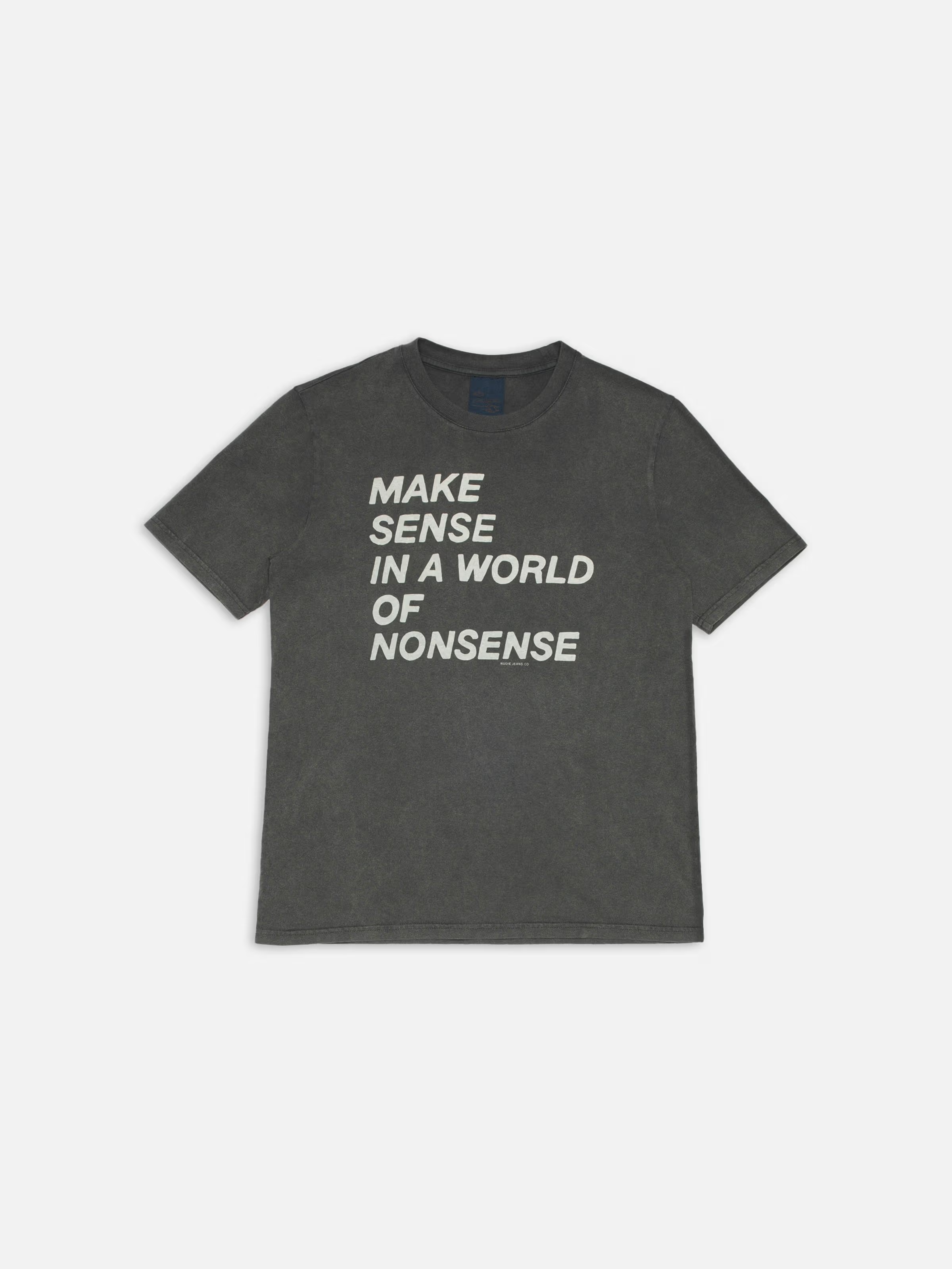 Nudie - Joni Make Sense Tee - Antracite
