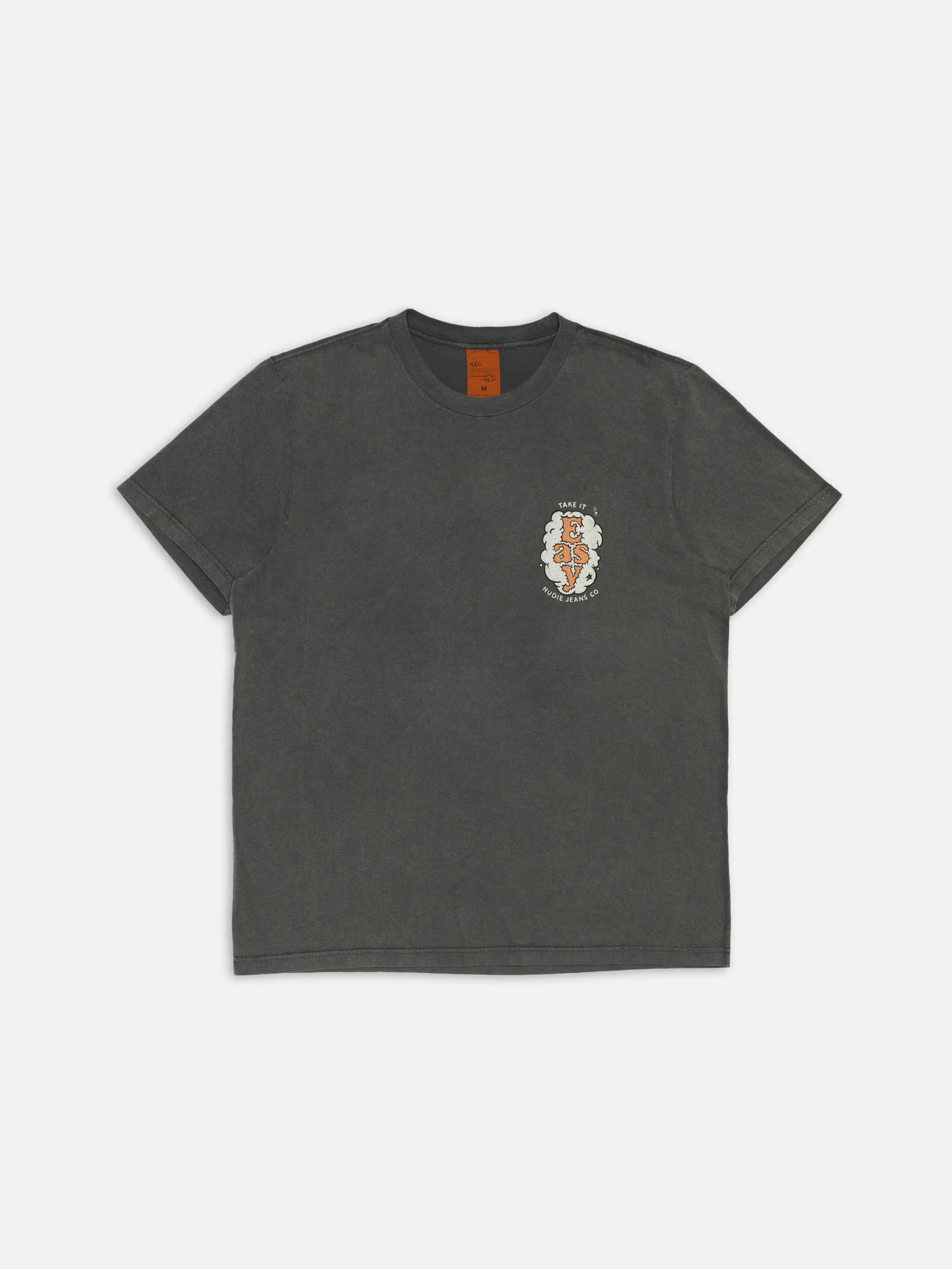 Nudie - Roy Easy Cloud Tee - Antracite