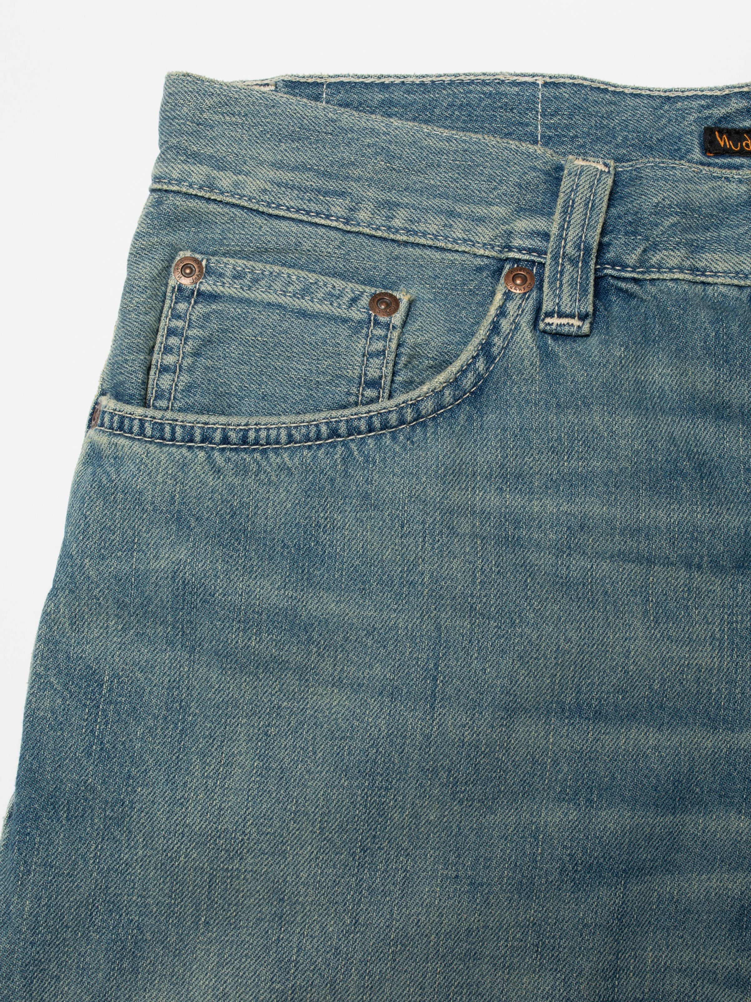 Nudie - Seth Denim Short - Drift Wood