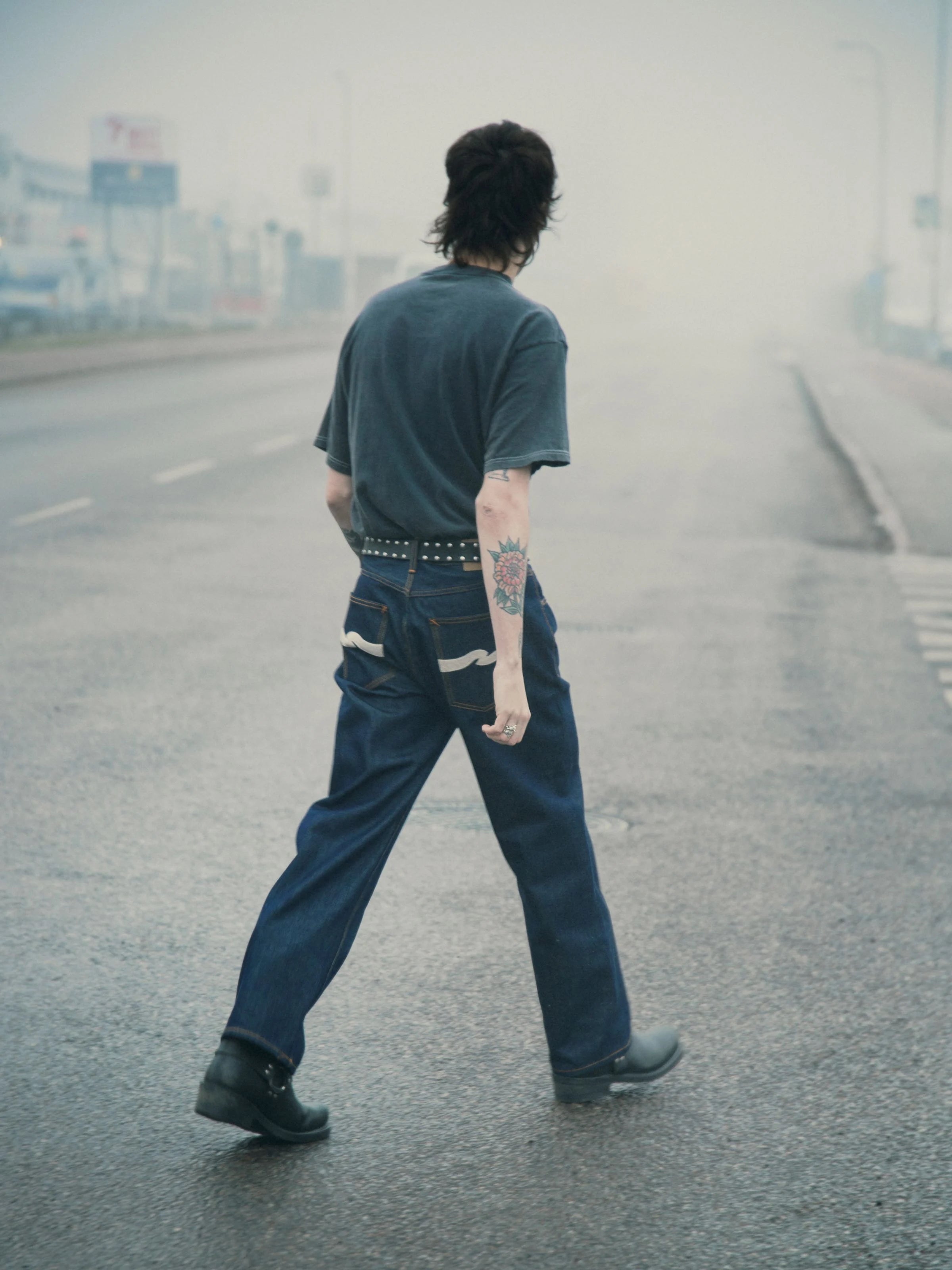Nudie - Tuff Tony Jean - Dry Ecru Waves