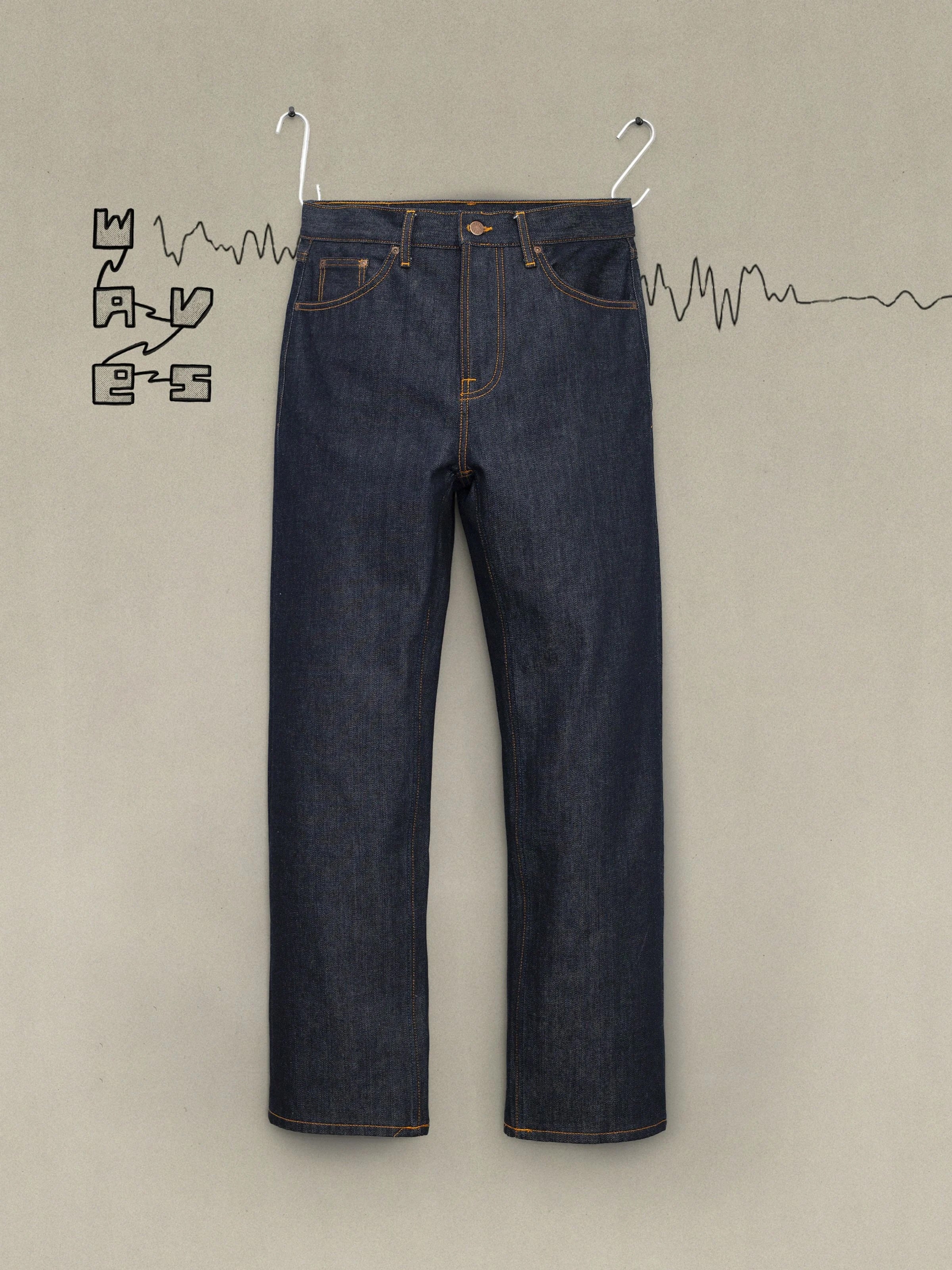 Nudie - Tuff Tony Jean - Dry Ecru Waves