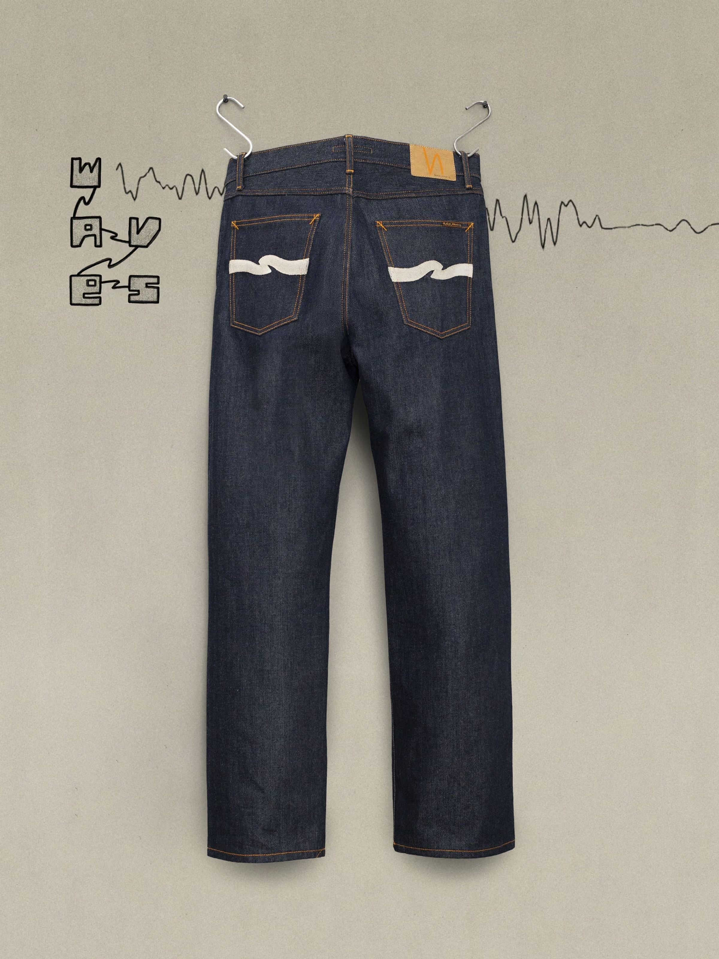 Nudie - Tuff Tony Jean - Dry Ecru Waves