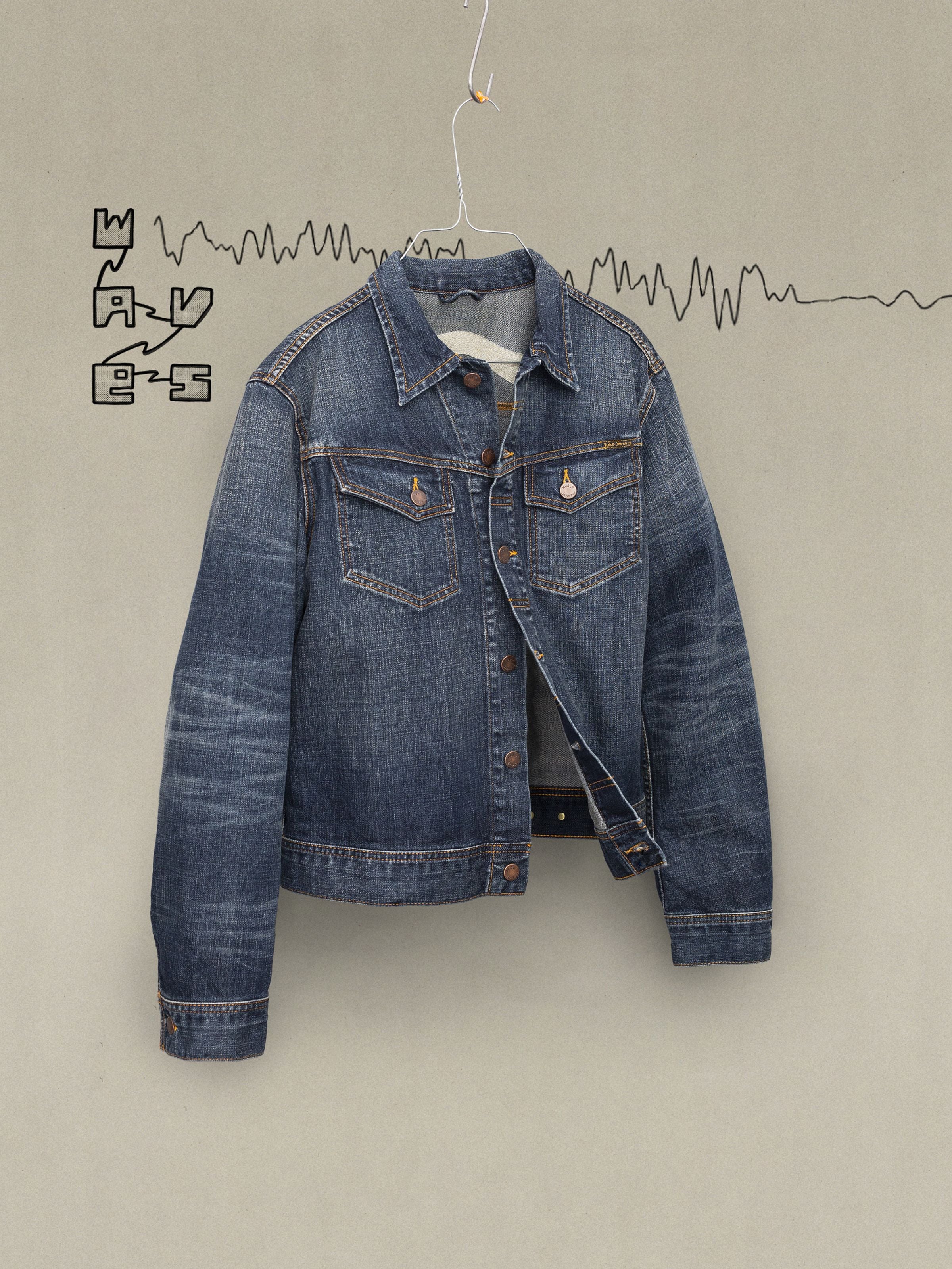 Nudie - Conny Denim Jacket - Big Waves