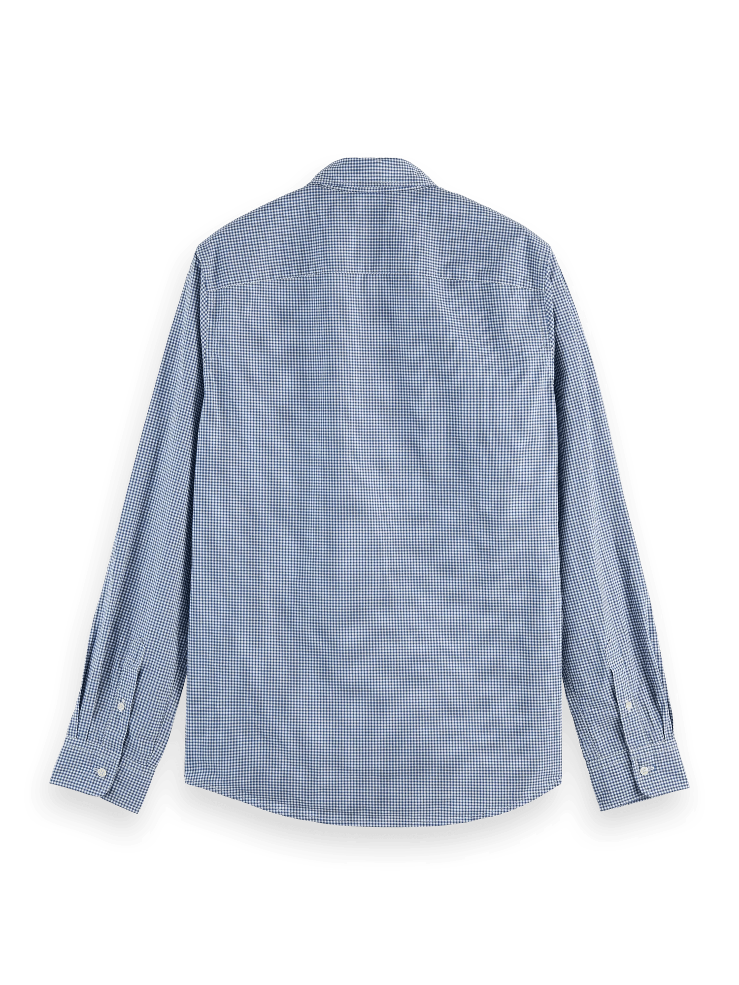 Scotch & Soda - Yarn-Dyed Slim Fit Poplin Shirt - Blue Check