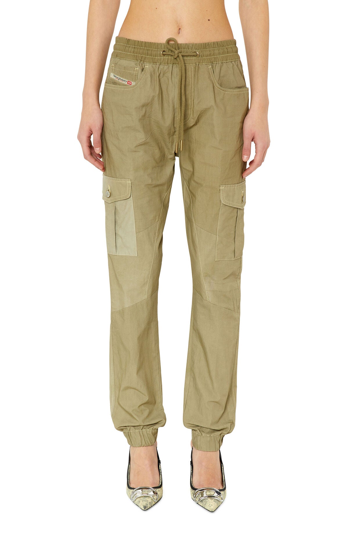 Diesel - P-Ursula-Chalk Trousers - Military Green