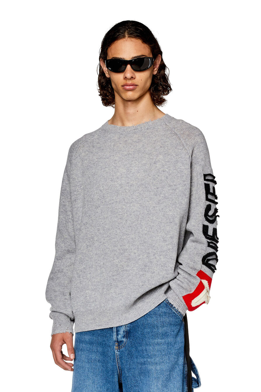 Diesel - K-Saria Knit Sweater - Grey