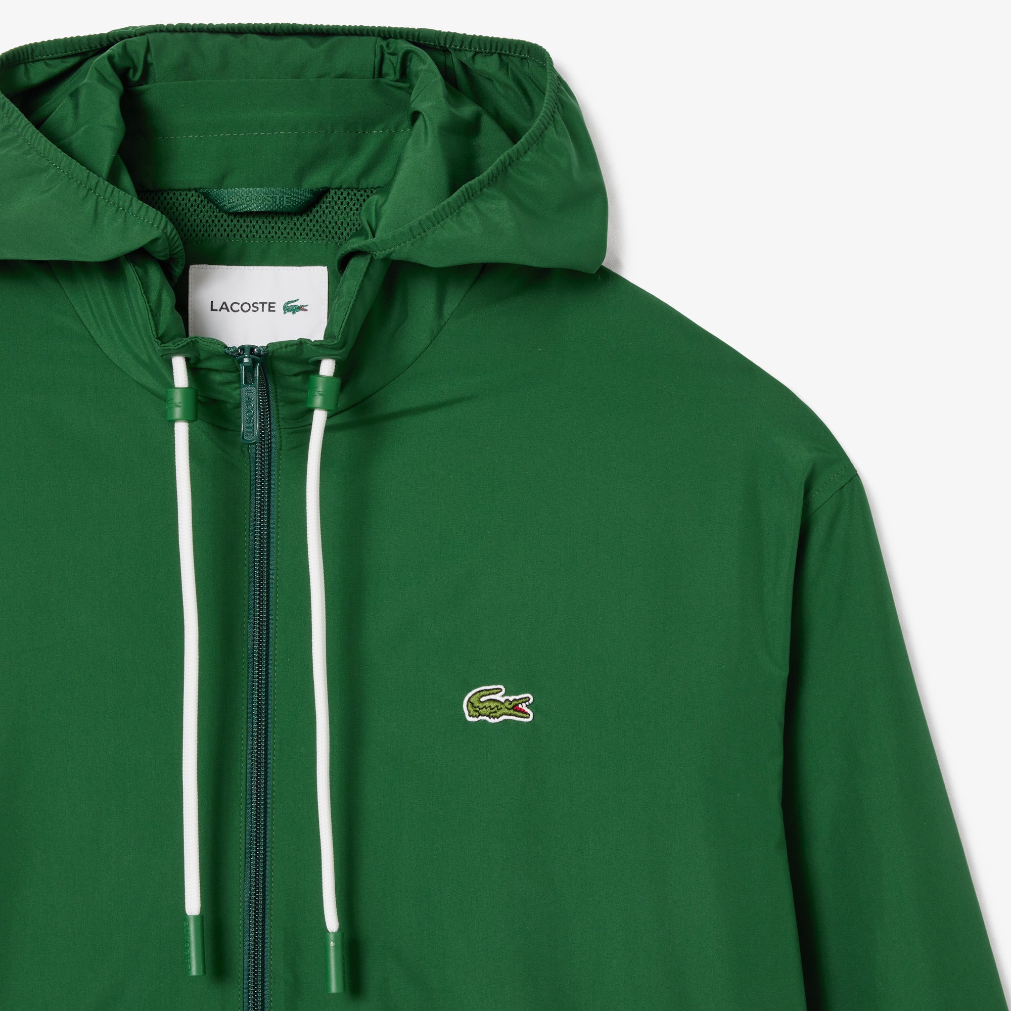 Lacoste - Sportsuit Removal Hood Jacket - Pine Green