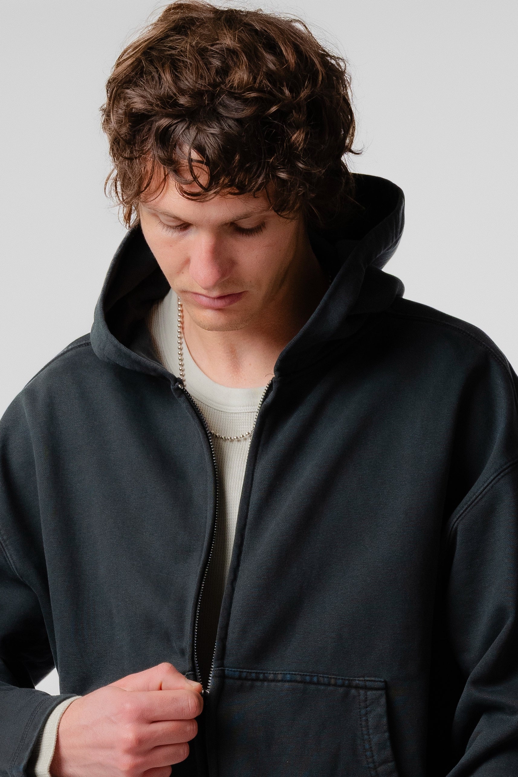 Beach Brains - Tour Zip Hood - Black