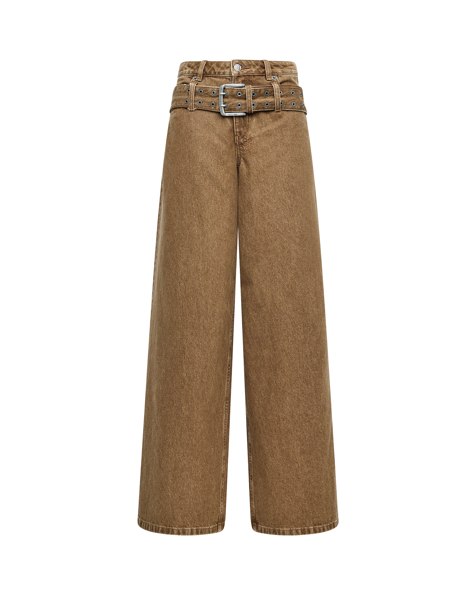 Ksubi - Boyfriend Belted Jean - Rider Brown