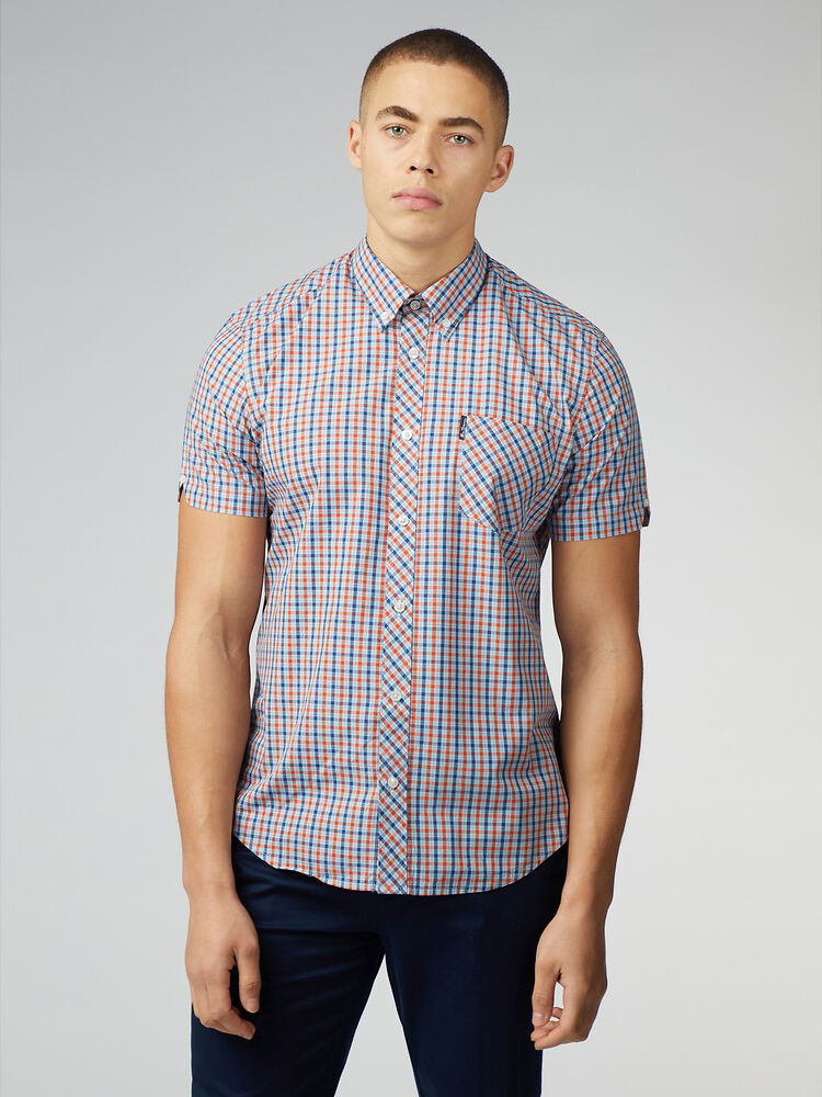 Ben Sherman - Signature House Check SS Shirt - Pale Blue