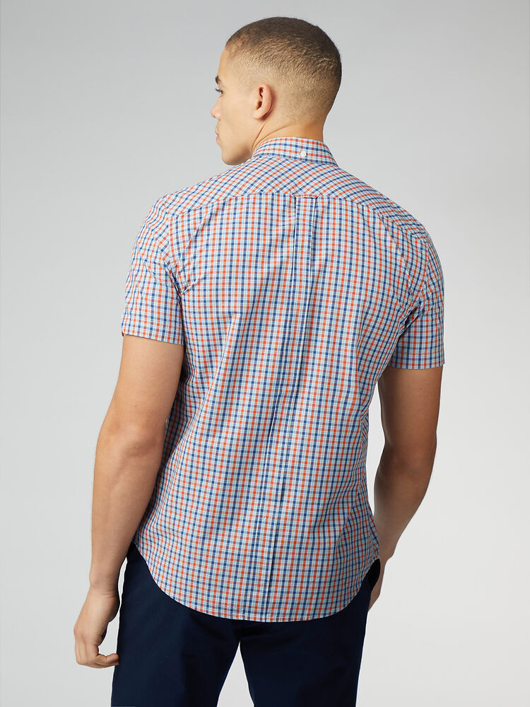 Ben Sherman - Signature House Check SS Shirt - Pale Blue