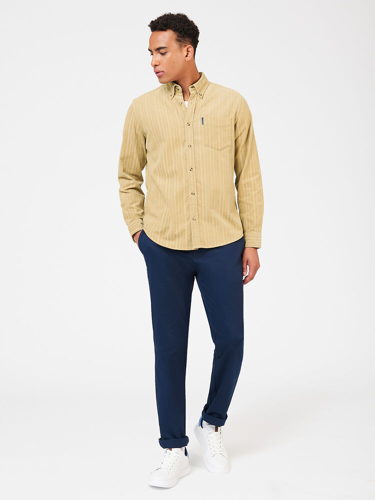 Ben Sherman - Cord LS Shirt - Stone