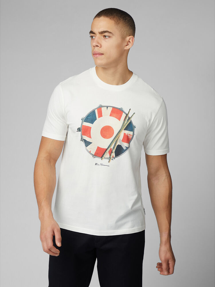 Ben Sherman - Snare Target Tee - Snow White