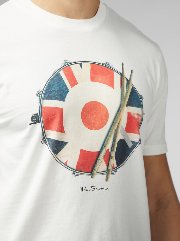 Ben Sherman - Snare Target Tee - Snow White