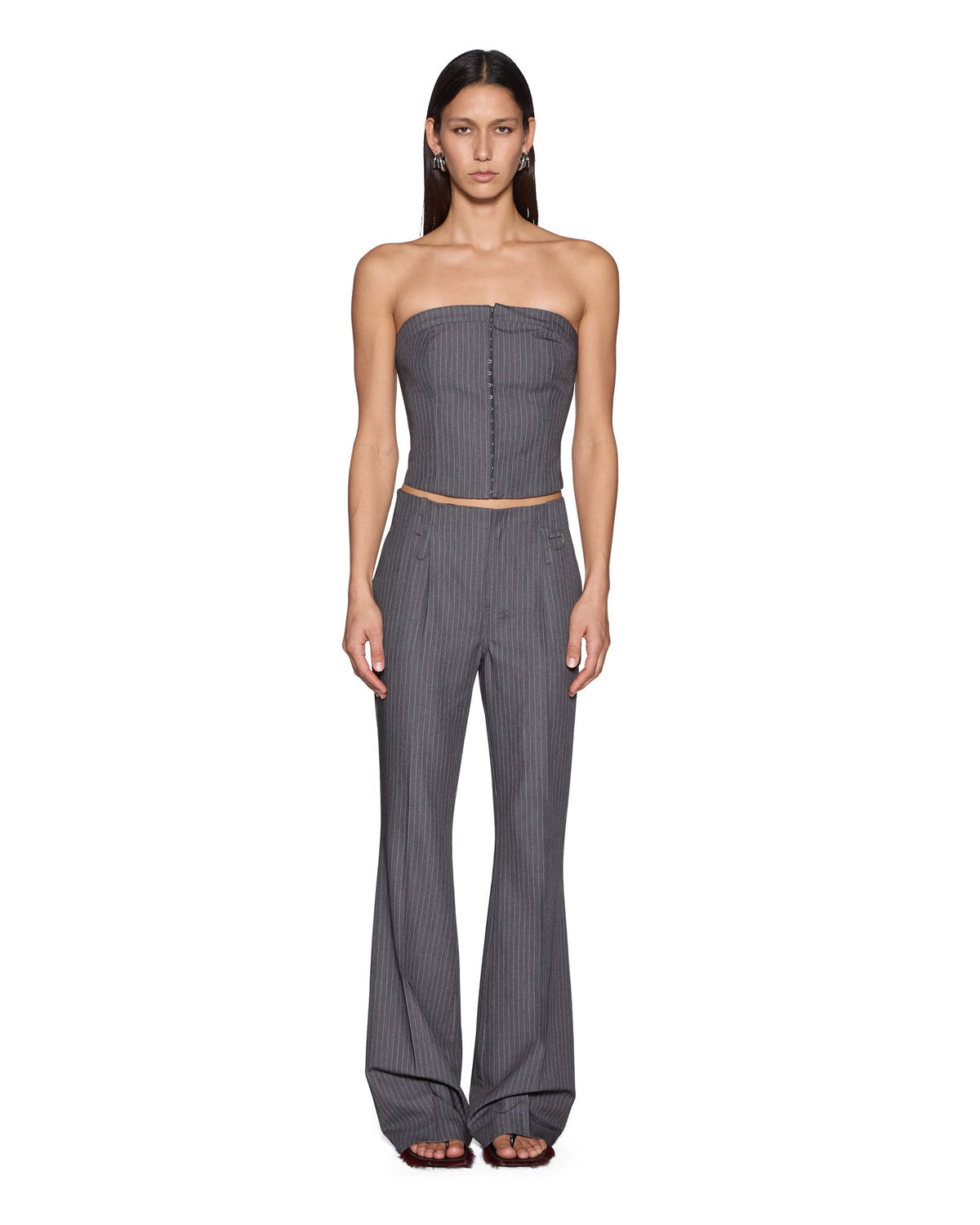 Ksubi - Soho Trouser - Grey Pinstripe
