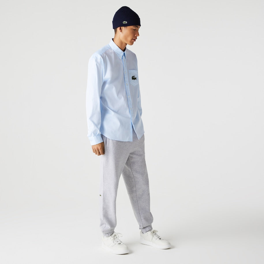 Lacoste - Relaxed Fit Large Croc Shirt - Blue