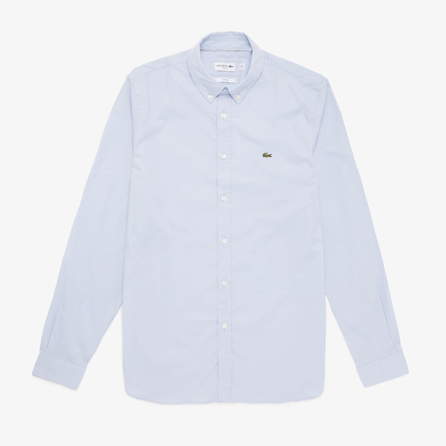 Lacoste - Slim Fit LS Plain Stretch Poplin Shirt - Phoen