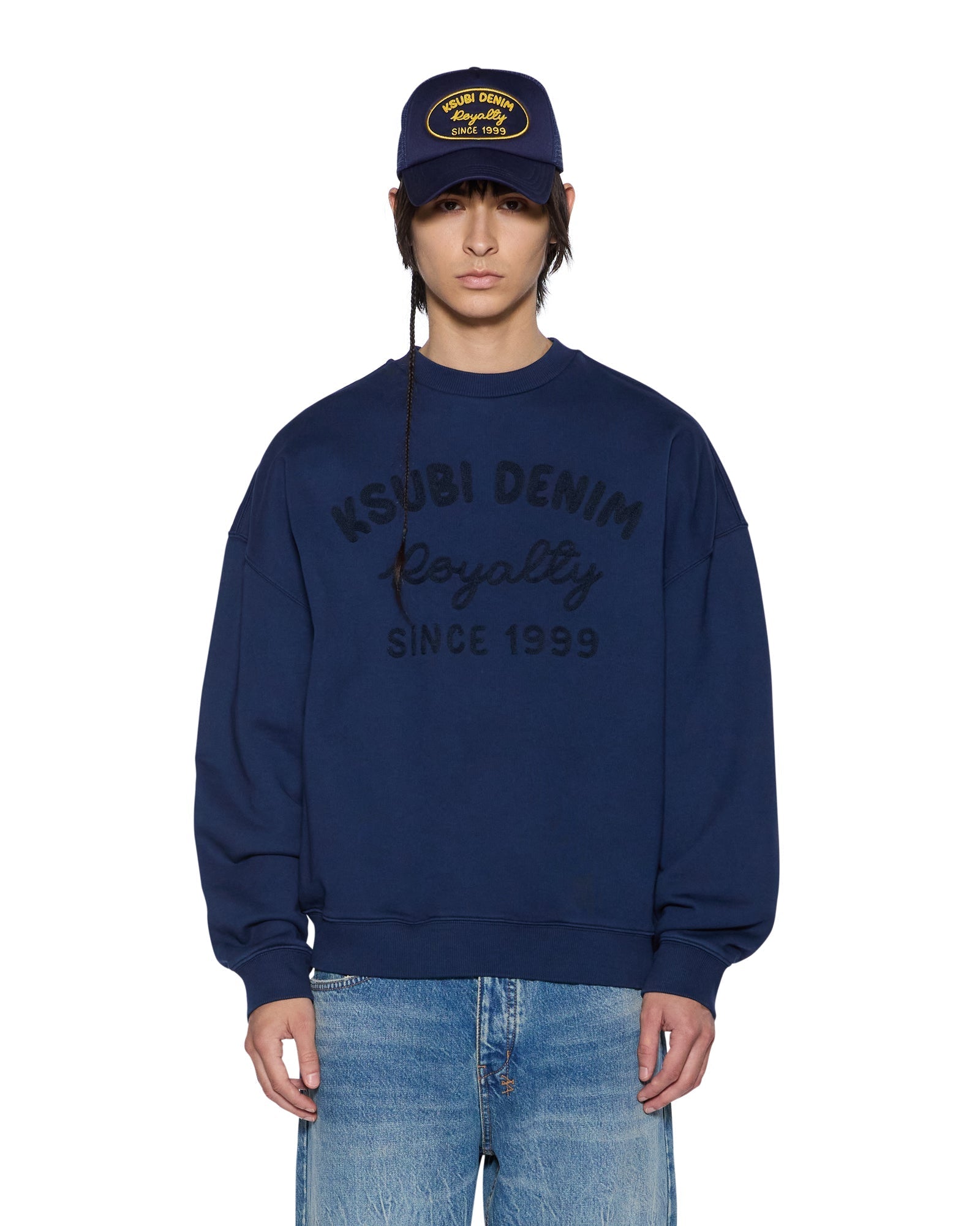Ksubi - Mekanik Crewneck - Ink Blue