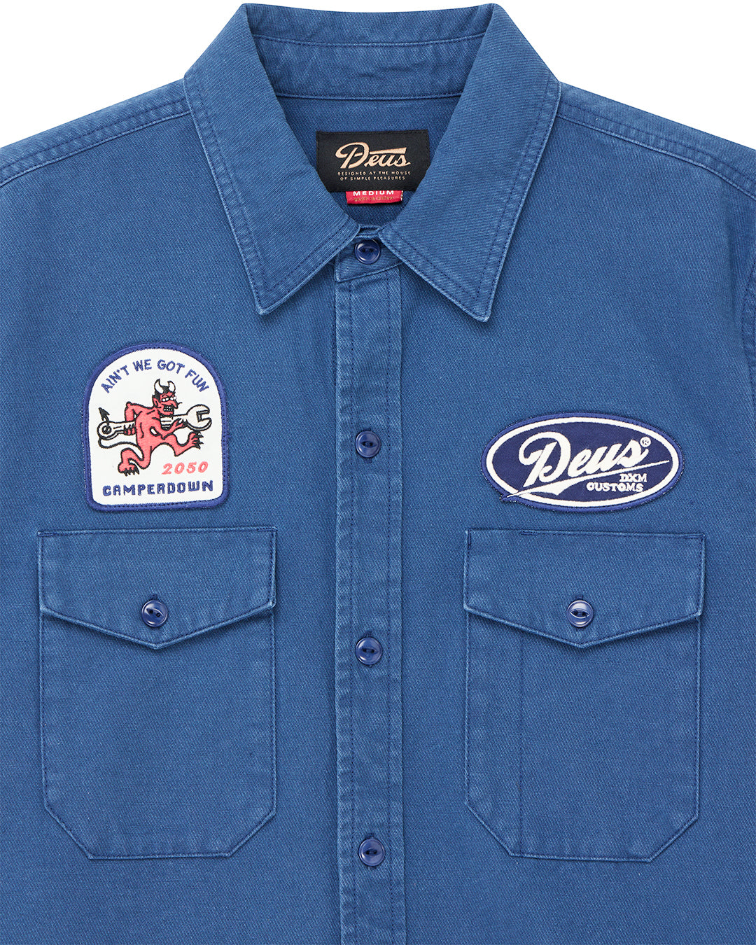 Deus - Nomad LS Shirt - Mechanic Blue