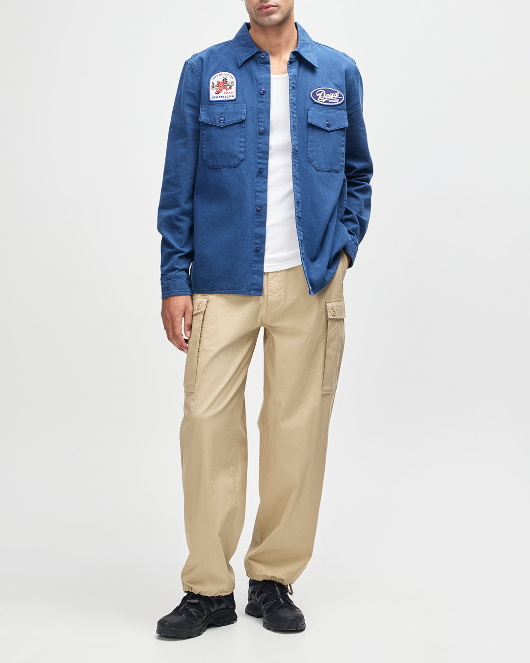 Deus - Nomad LS Shirt - Mechanic Blue