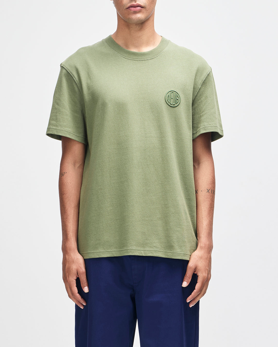 Deus - Pill Logo Tee - Pine Green