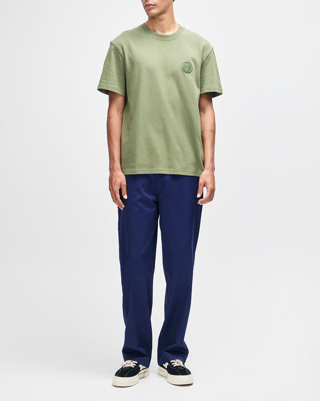 Deus - Pill Logo Tee - Pine Green