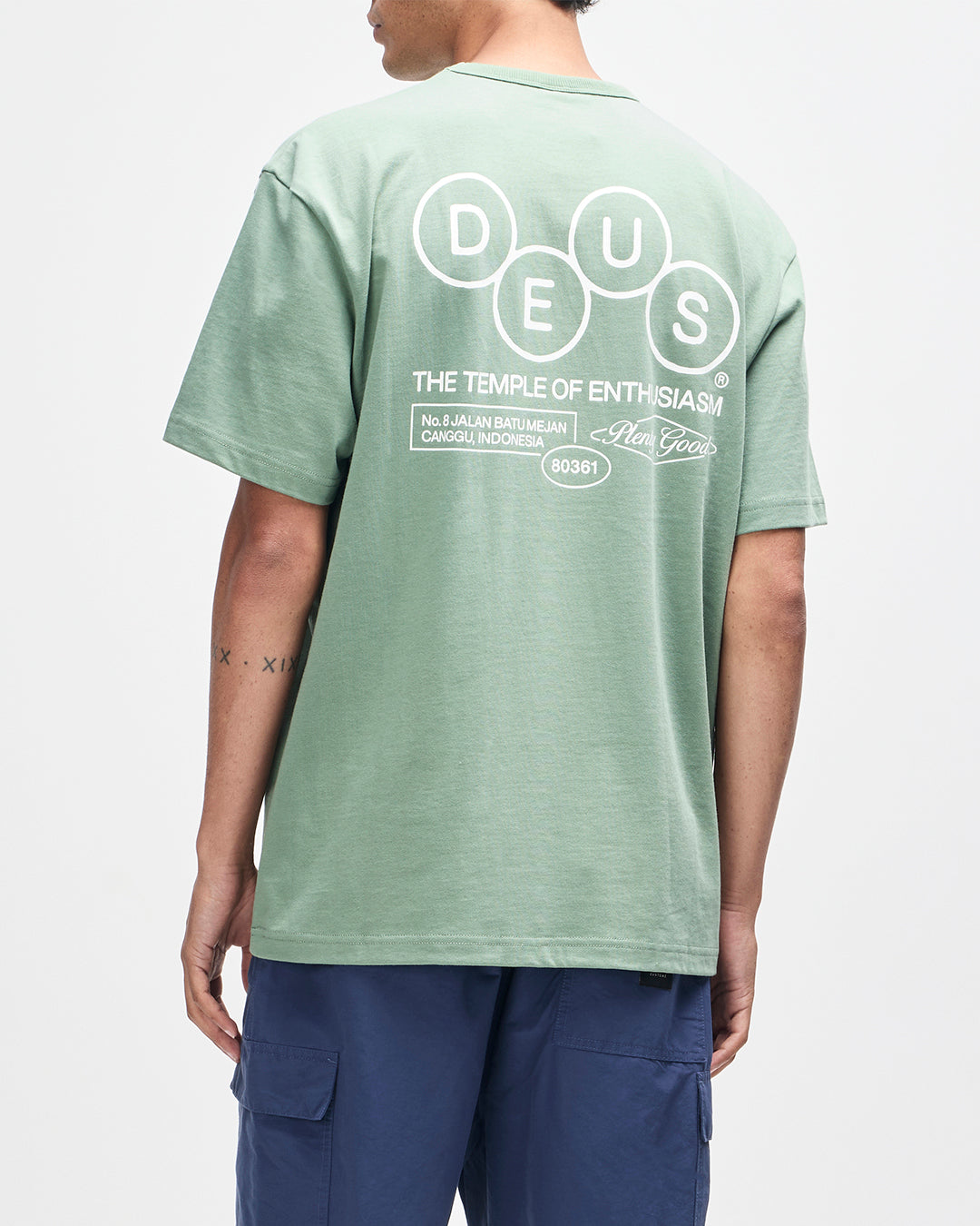 Deus - Mechanism Tee - Loden Frost Green