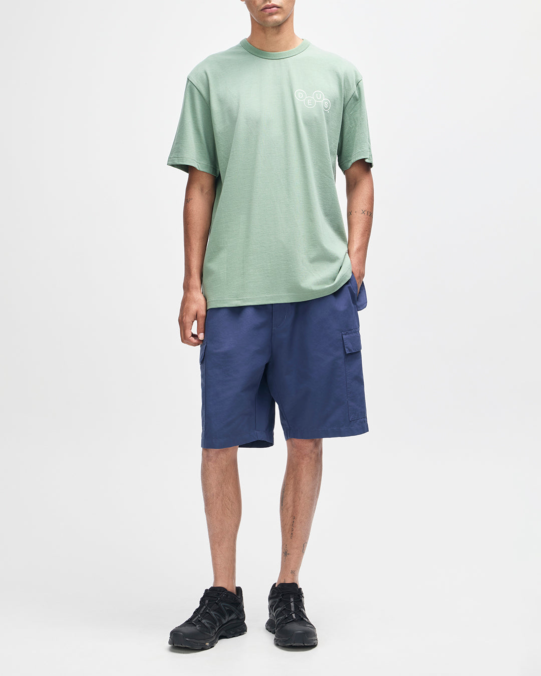 Deus - Mechanism Tee - Loden Frost Green