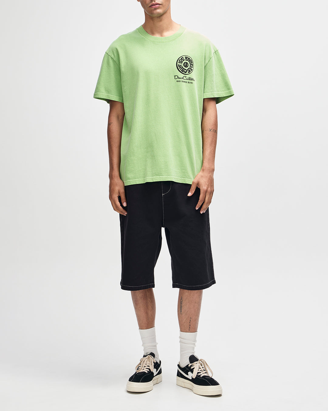 Deus - Los Angeles Address Tee - Parrot Green