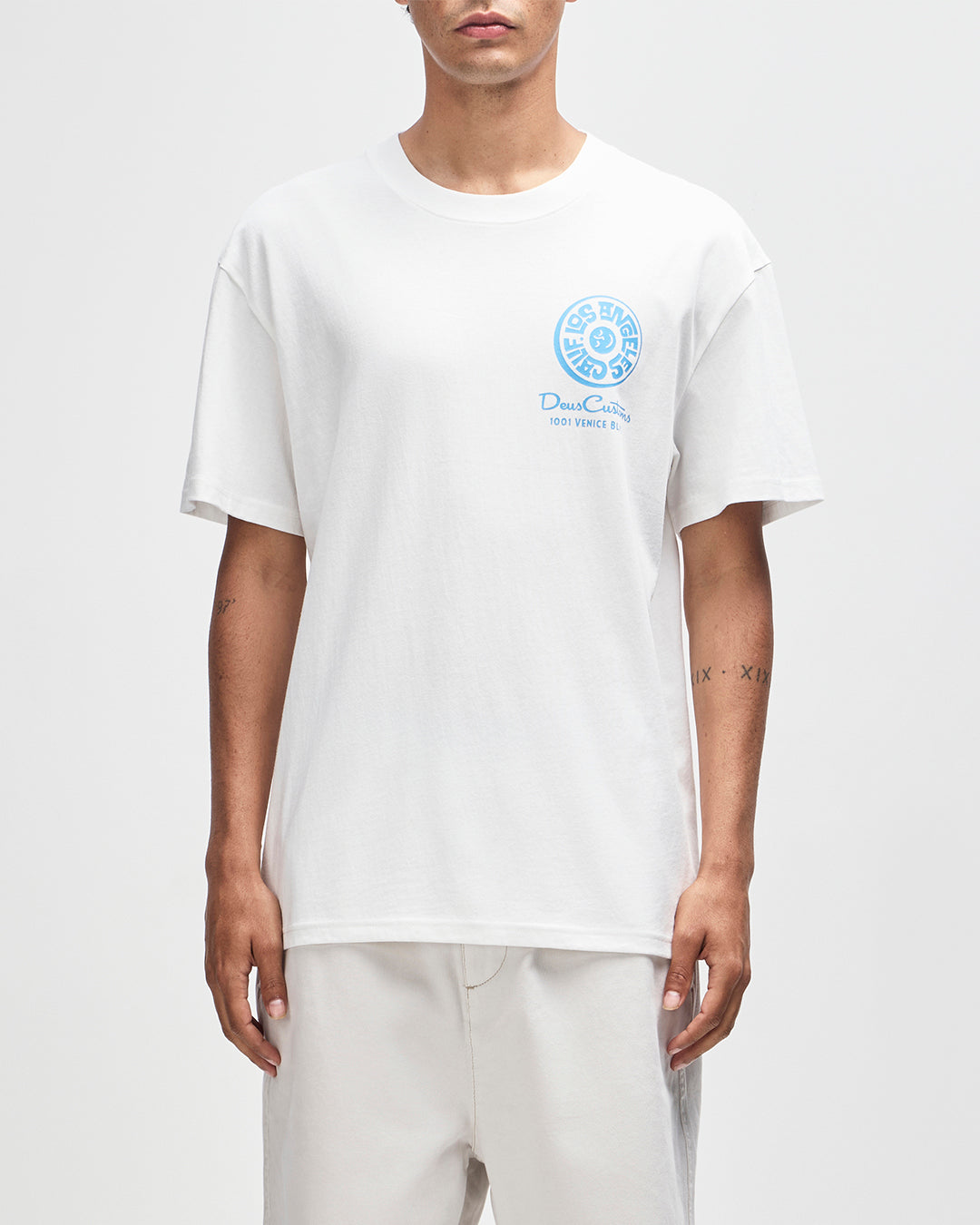 Deus - Los Angeles Address Tee - Vintage White