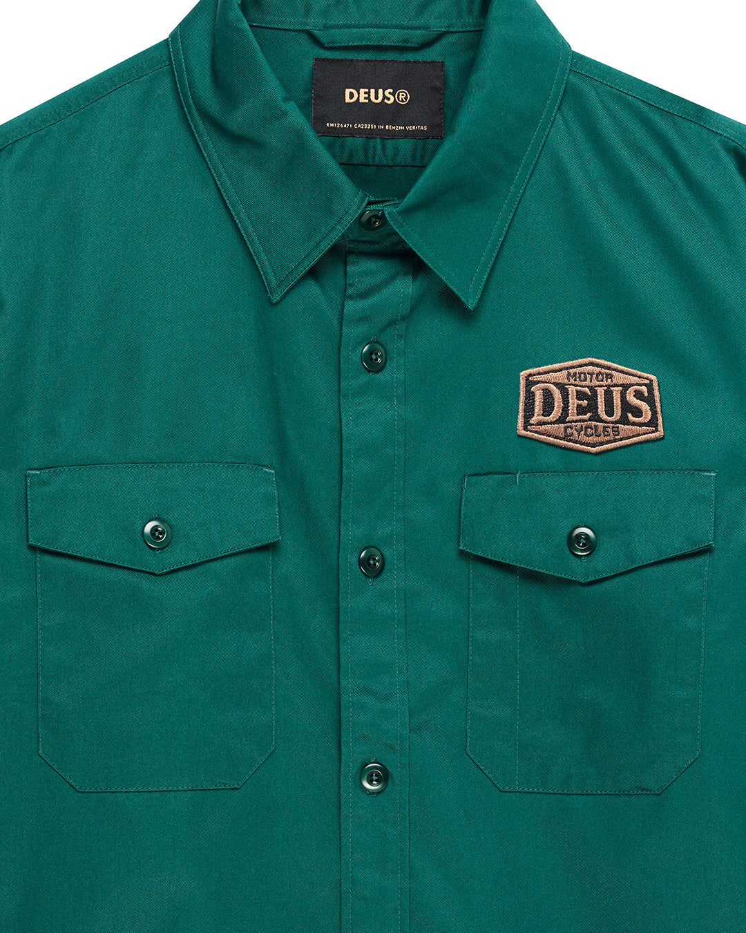 Deus - Service LS Shirt - Racing Green
