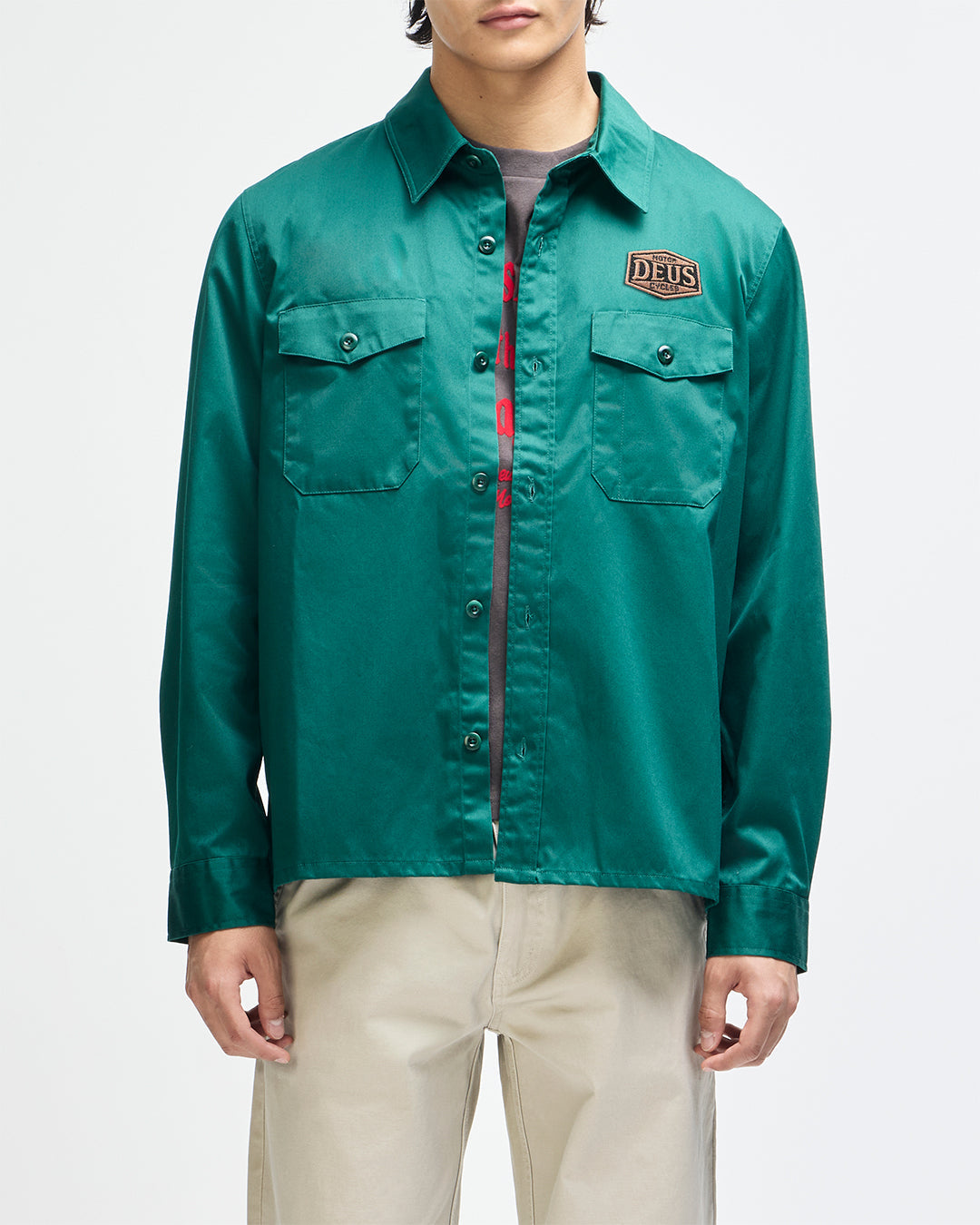 Deus - Service LS Shirt - Racing Green