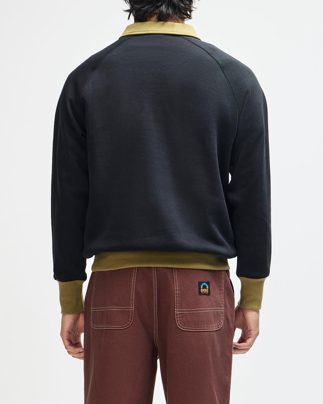 Deus - All Others Half Zip Sweat - Black