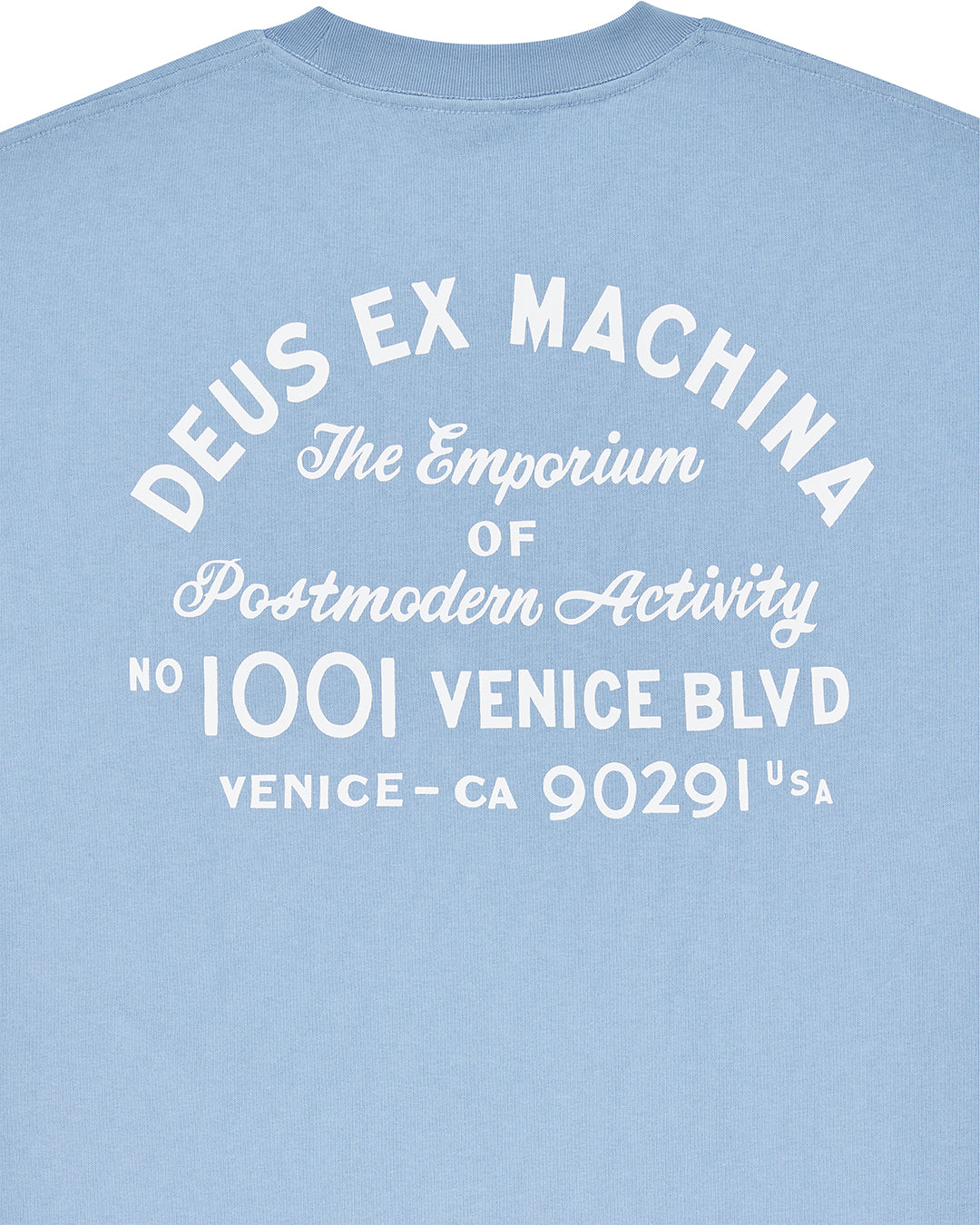 Deus - Venice Sign Tee - Glacier Blue
