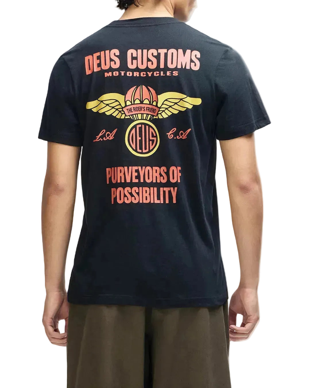 Deus - Cutaway Tee - Black