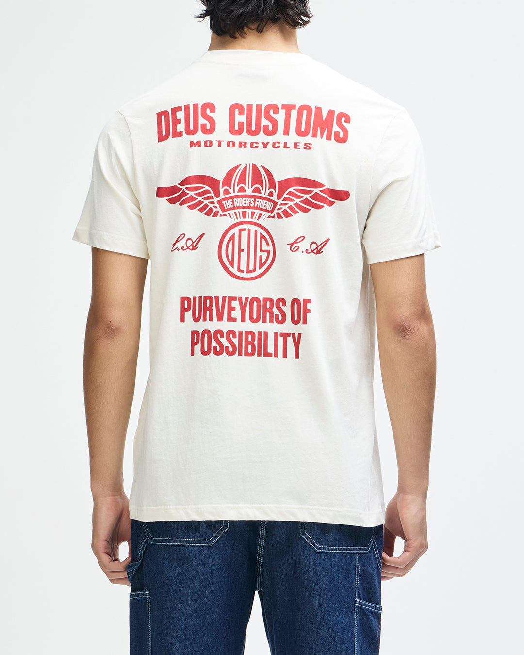 Deus - Cutaway Tee - Vintage White