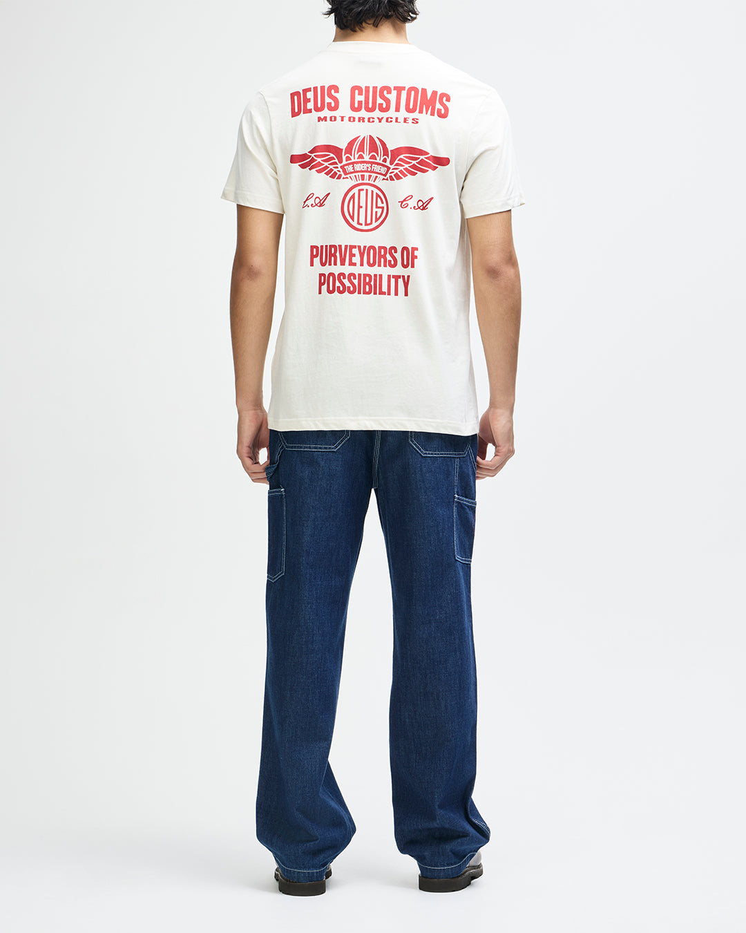 Deus - Cutaway Tee - Vintage White