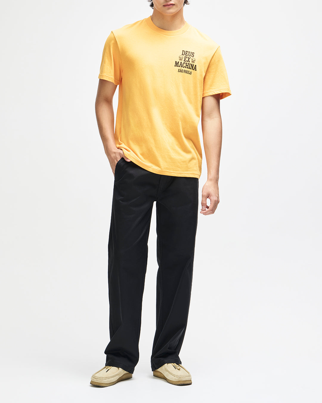 Deus - Sao Paulo Ceramic Tee - Radiant Yellow