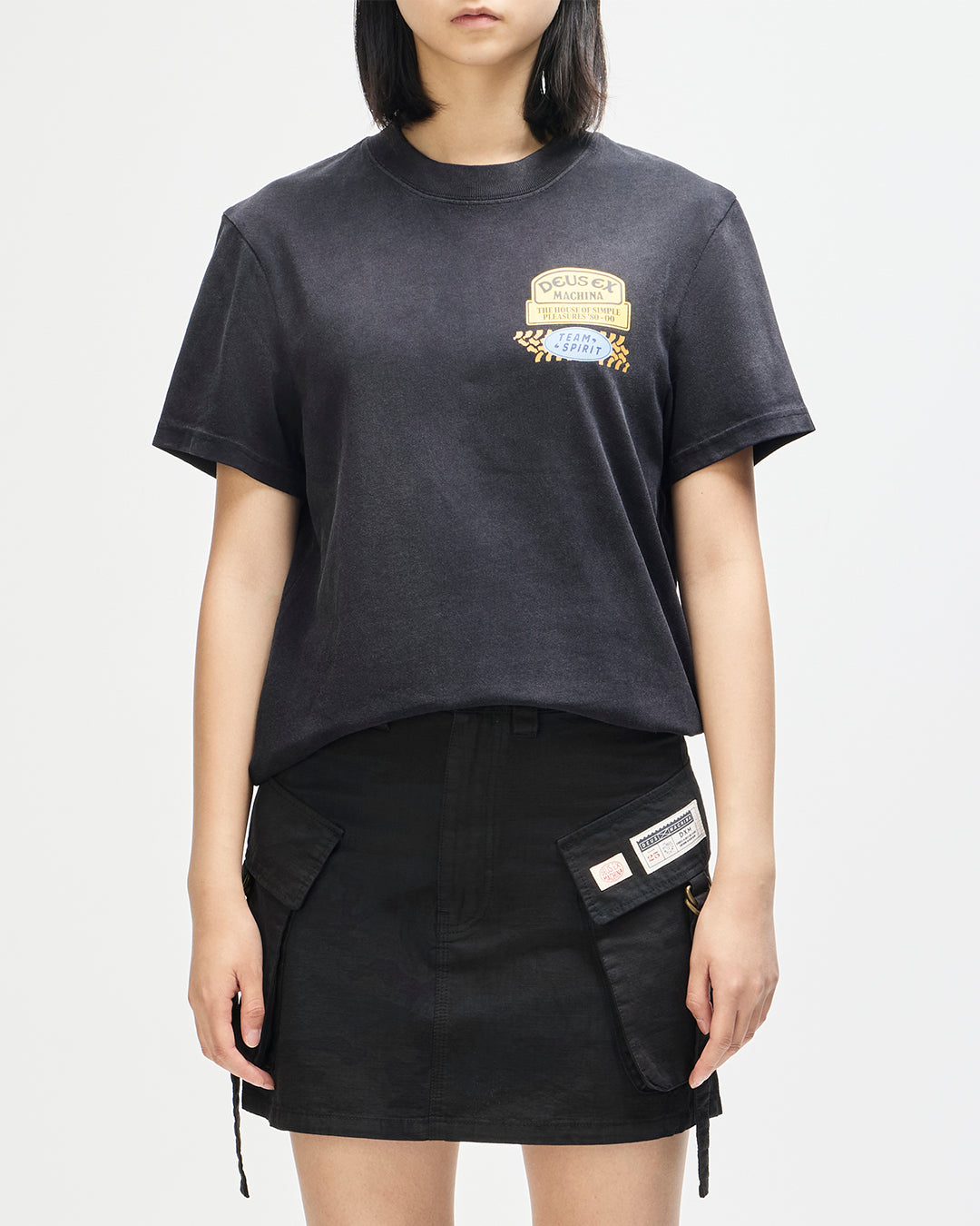 Deus - Daphne Tee - Anthracite Grey