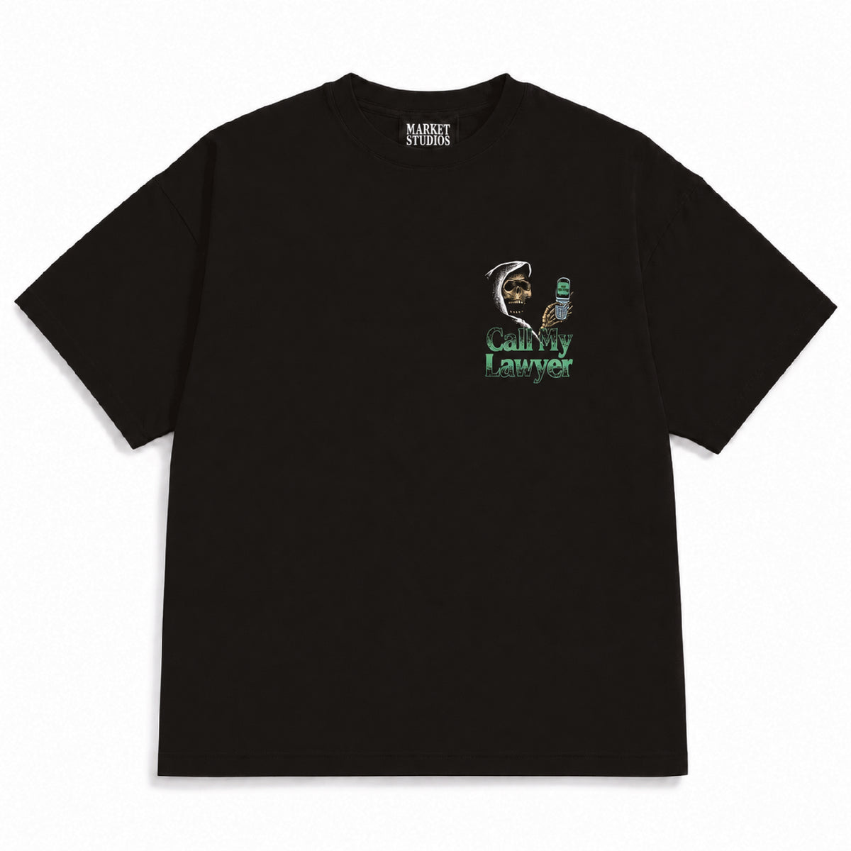 Market - Death Is Calling Tee - Black