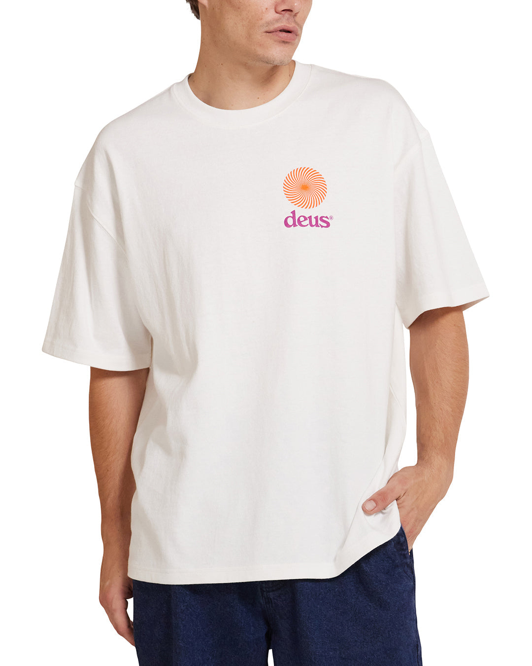 Deus - Strata Tee - Vintage White