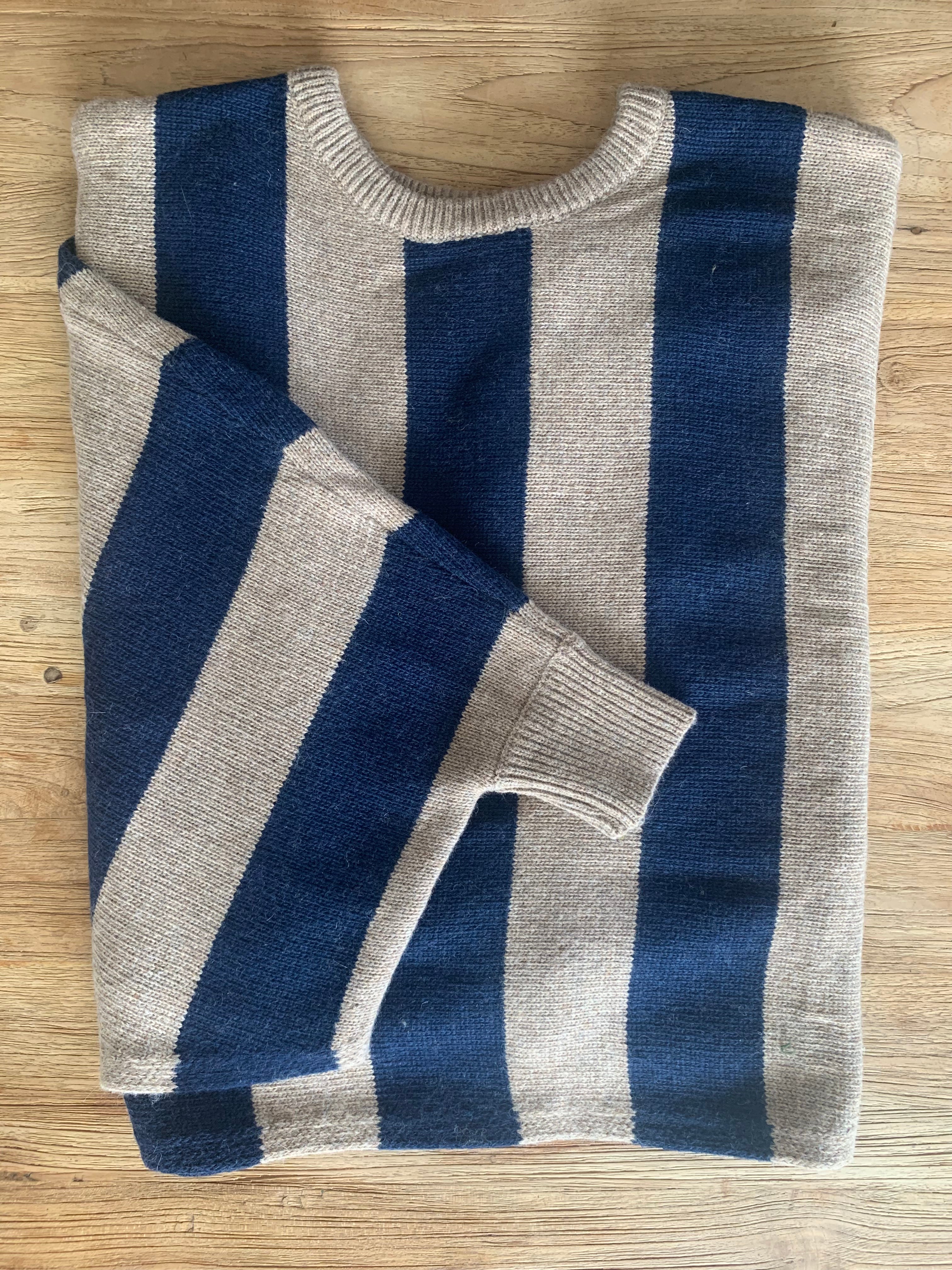 Mi Moso - Oscar Knit - Navy Stripe