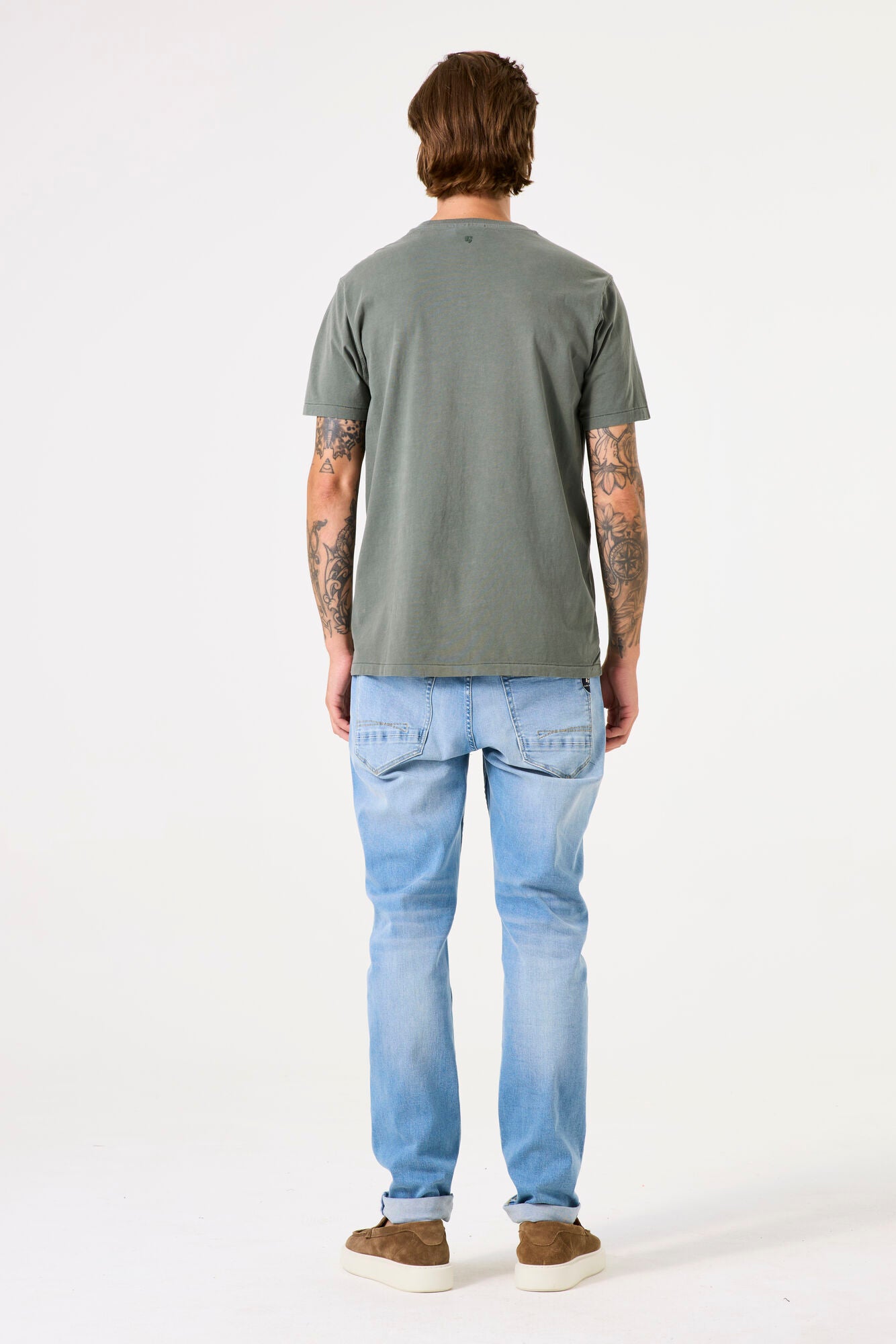 Garcia - Plain Logo Tee - Sage Green