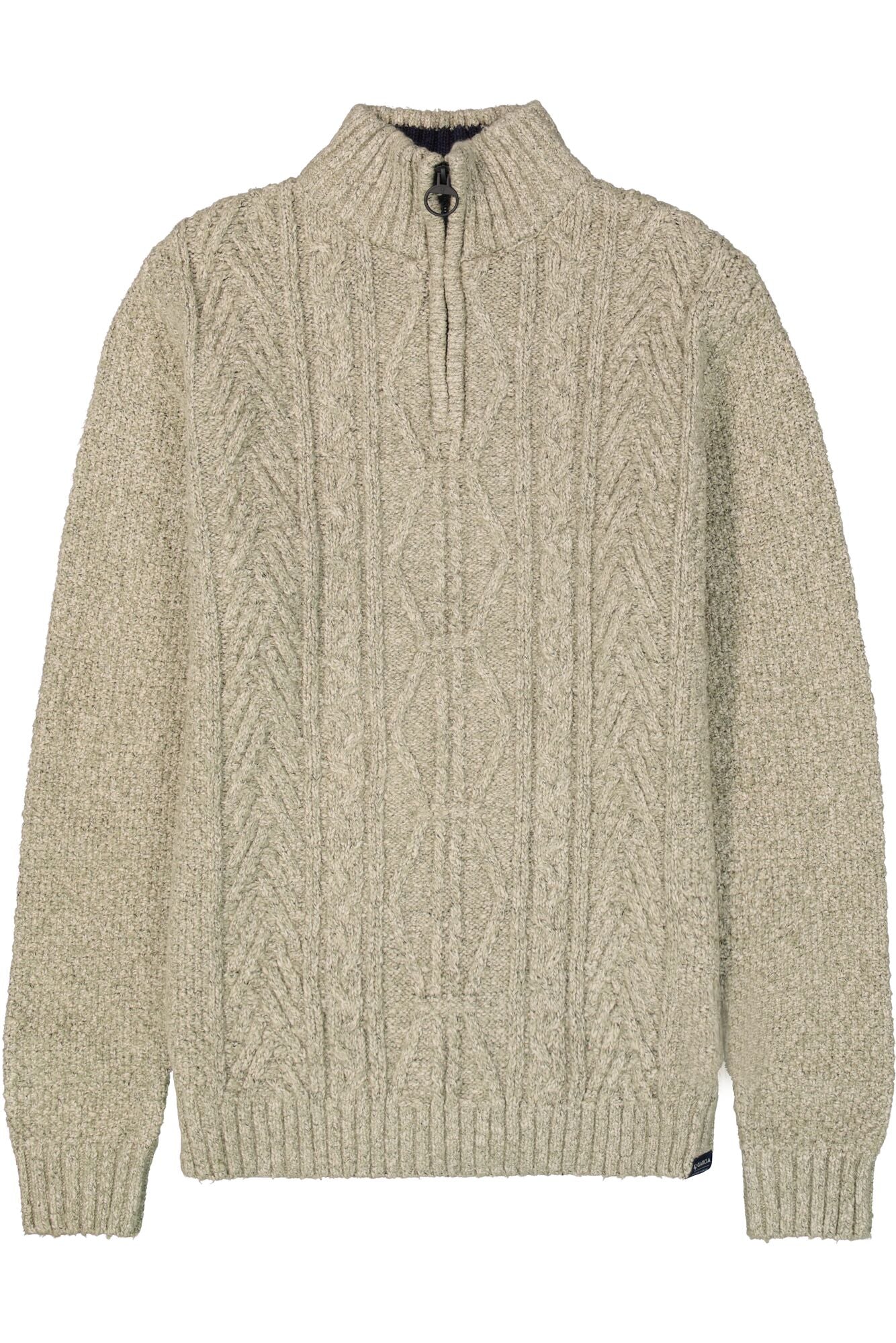 Garcia - Quarter Zip Knit Pullover - Vetiver