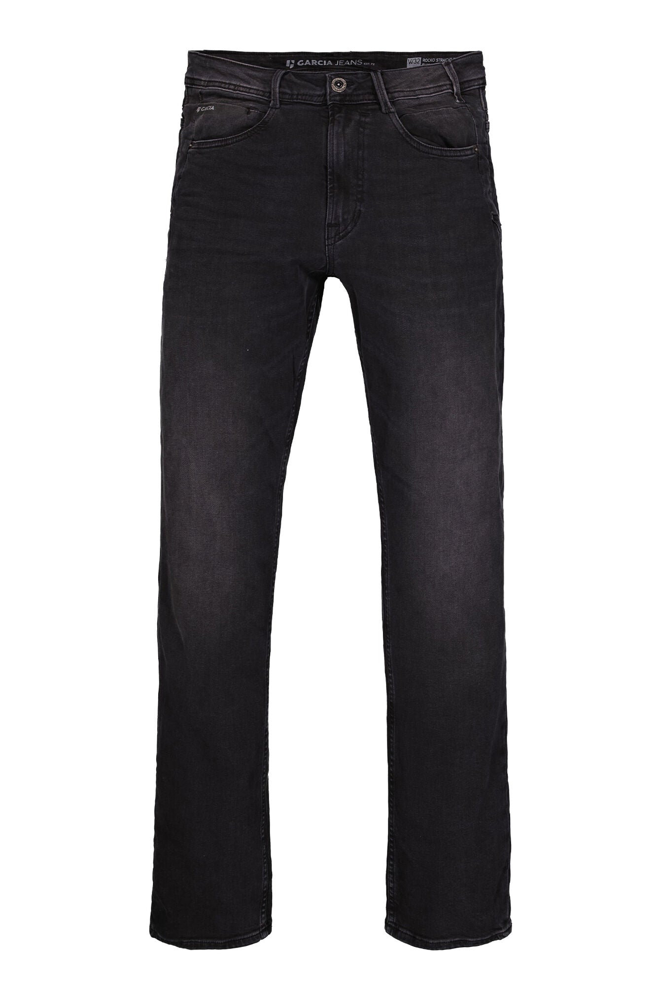 Garcia - Rocko Straight Jean - Dark Used Washed Black