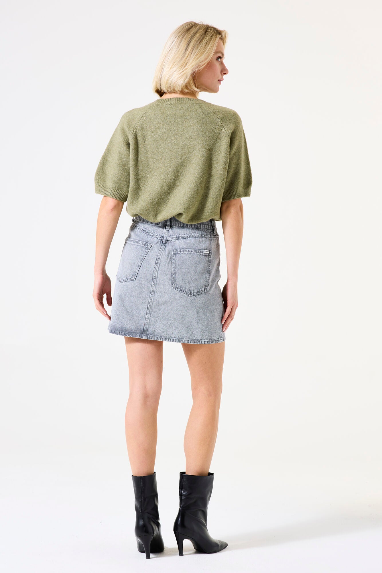 Garcia - Soft Knit SS Pullover - Mermaid