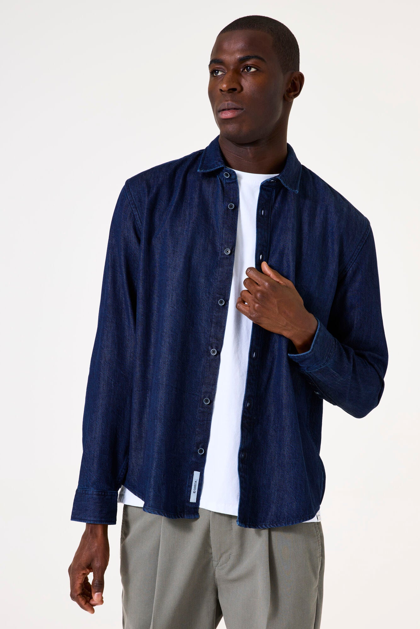 Garcia - Denim LS Shirt - Dark Used