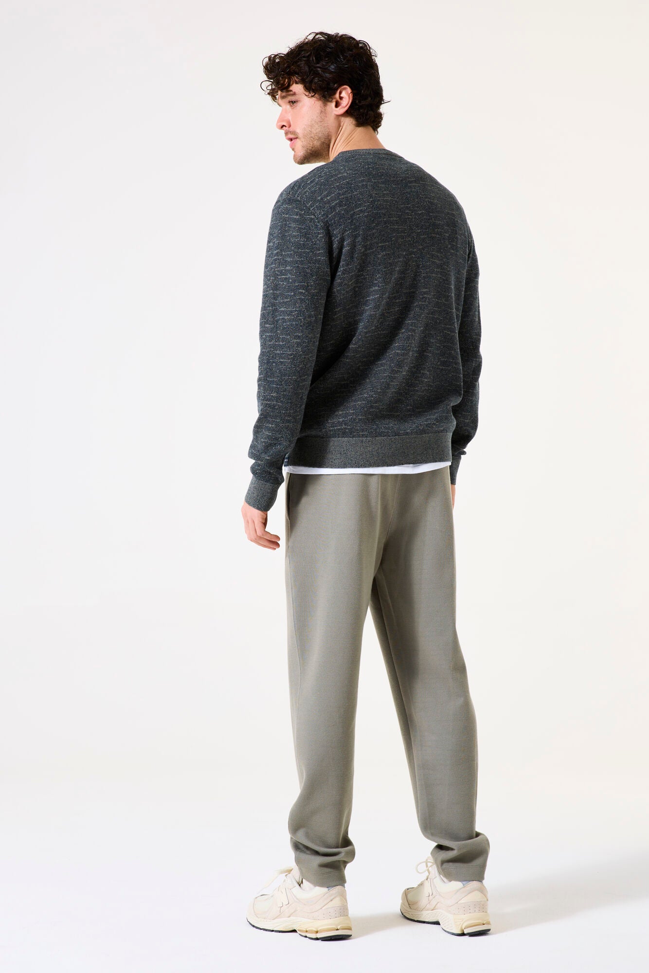 Garcia - Foggy Knit Pullover - Fossil Blue